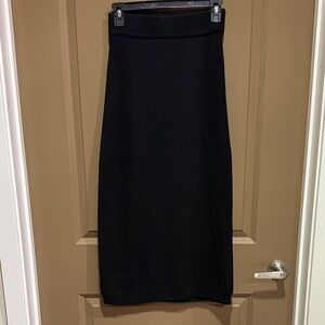 Alala Elegant Black Knit Skirt